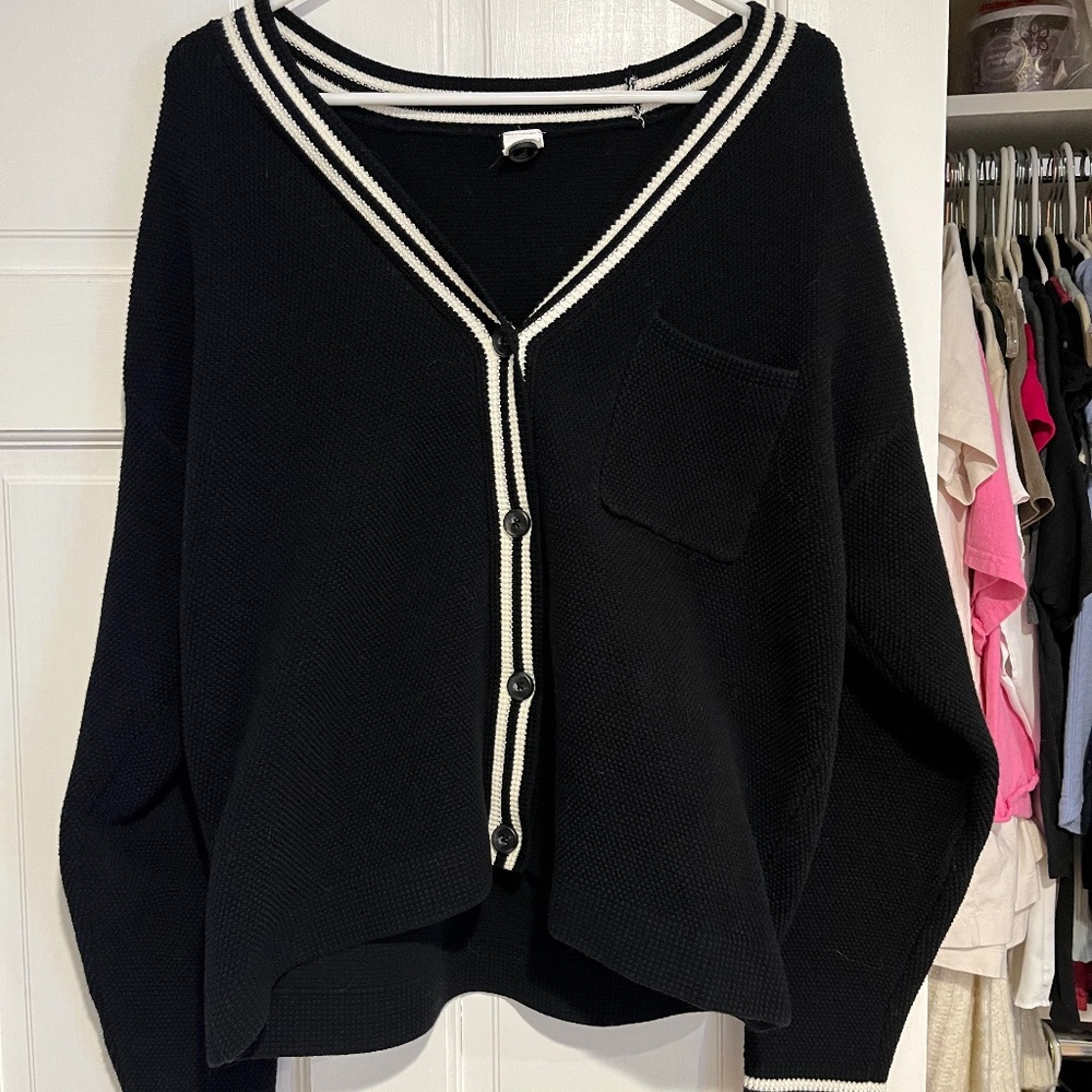 Alo Tennis Club Sweater Knit Cardigan